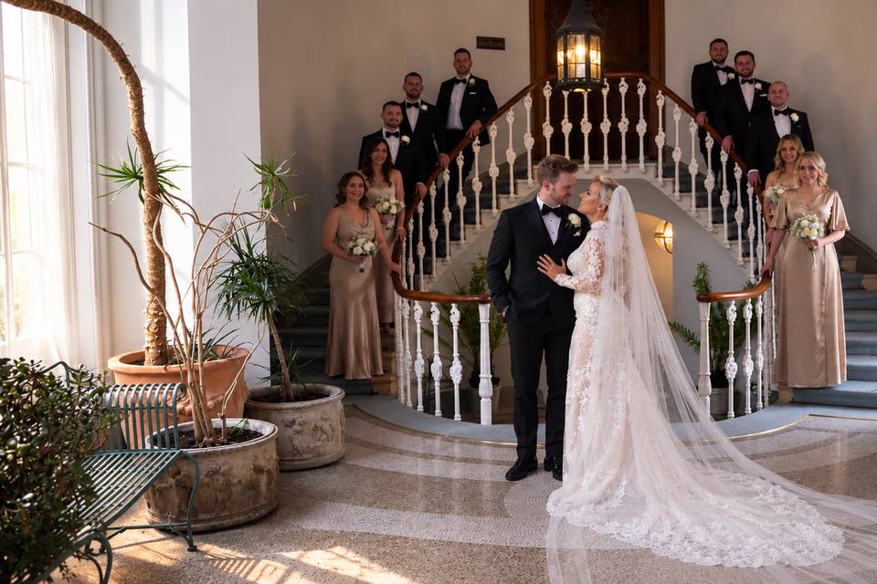 Elegant Wedding portrait.