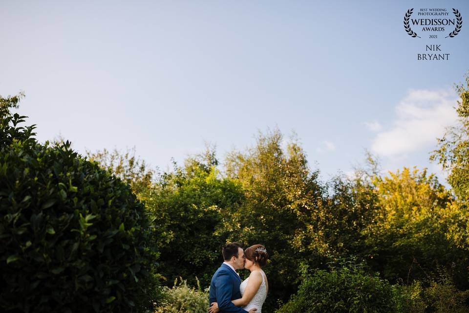 Wedding kiss