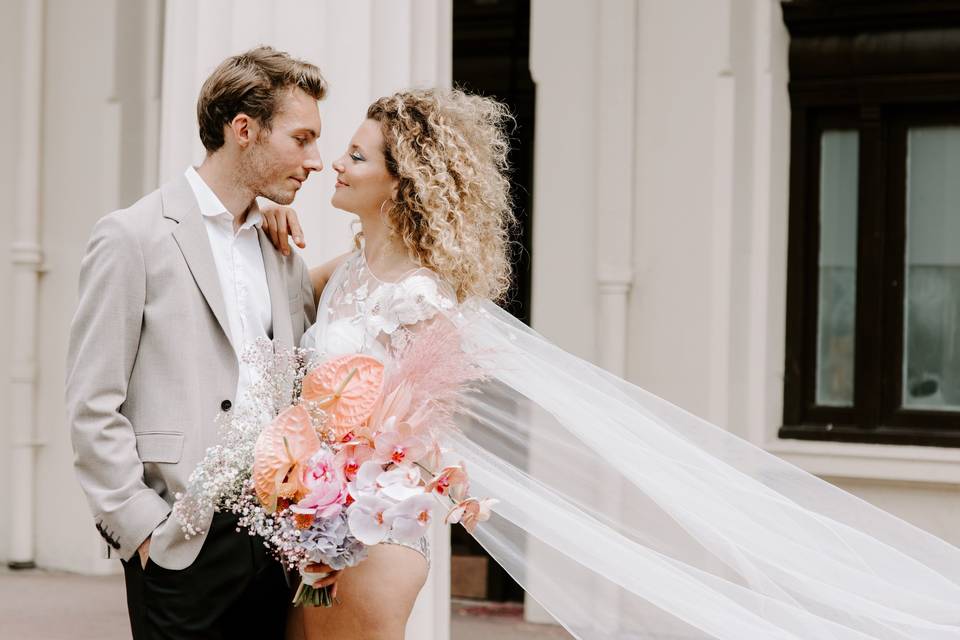 Roller bride, hair by me