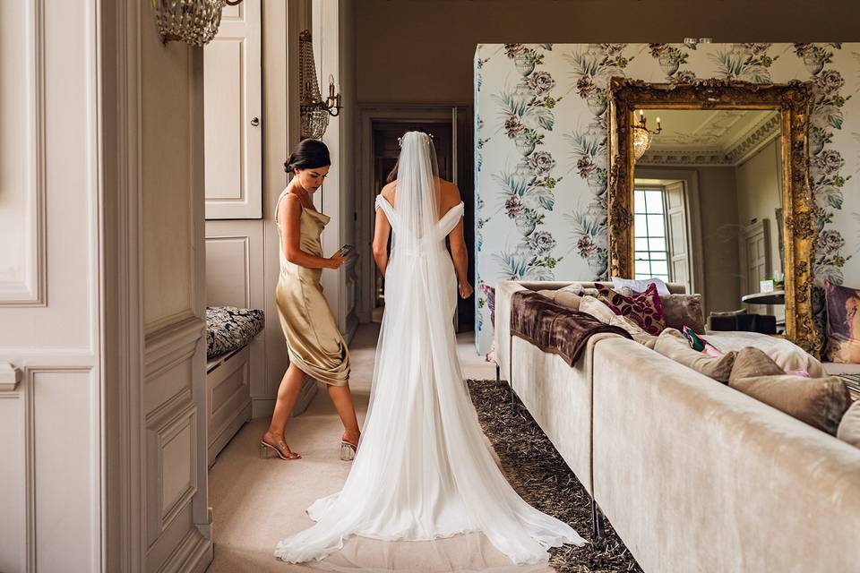 Howsham Hall - Bridal Lounge