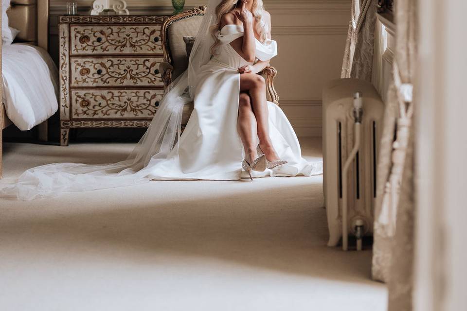 Bedrooms at Howsham Hall