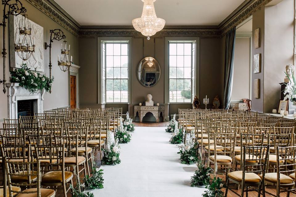 Civil Ceremony in the Great Hall at Howsham