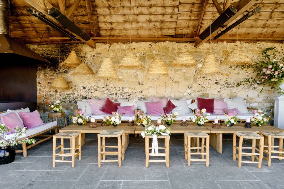 Party Barn Seating Area