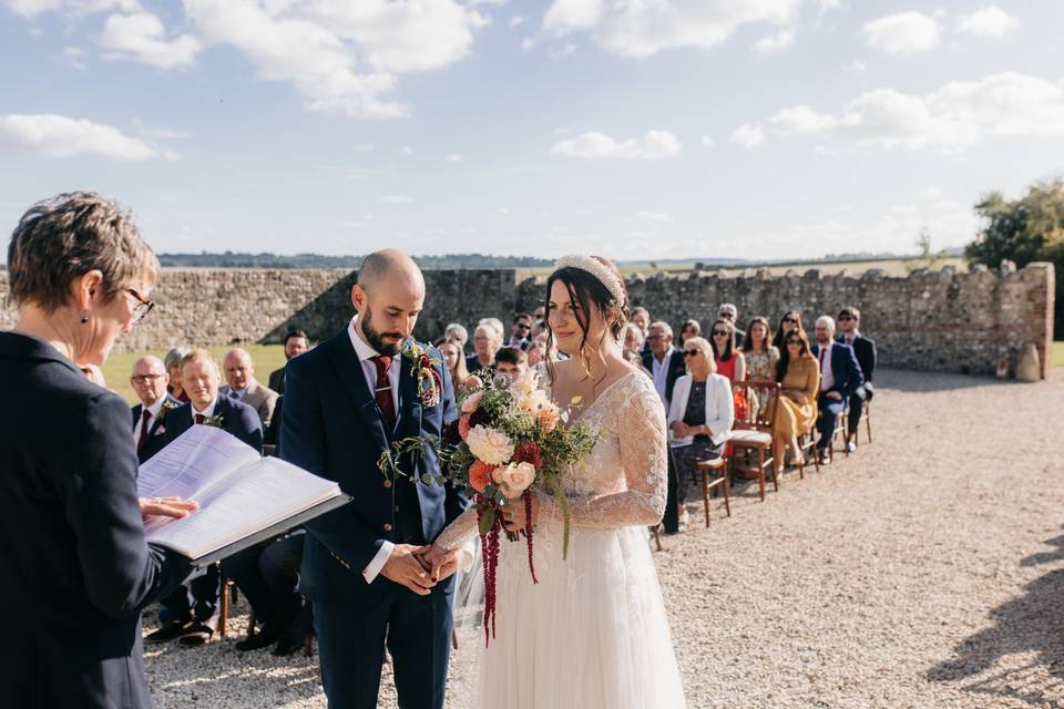 Ceremony outside