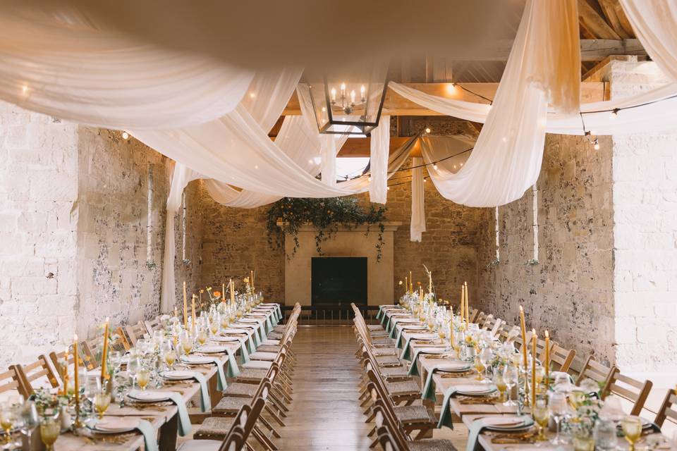 Draping in the Main Hall