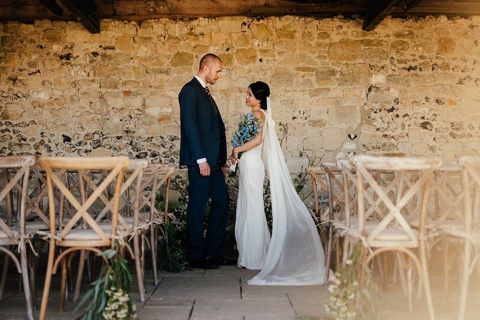 Marry outside under The Loggia