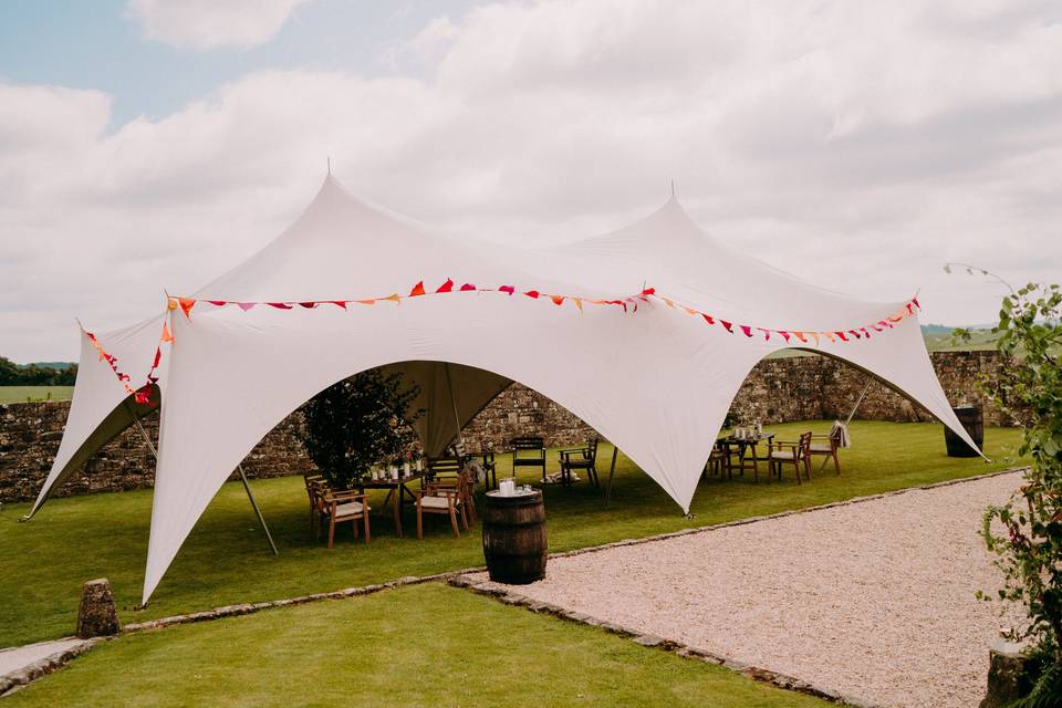 Capri Tent on the Lawn