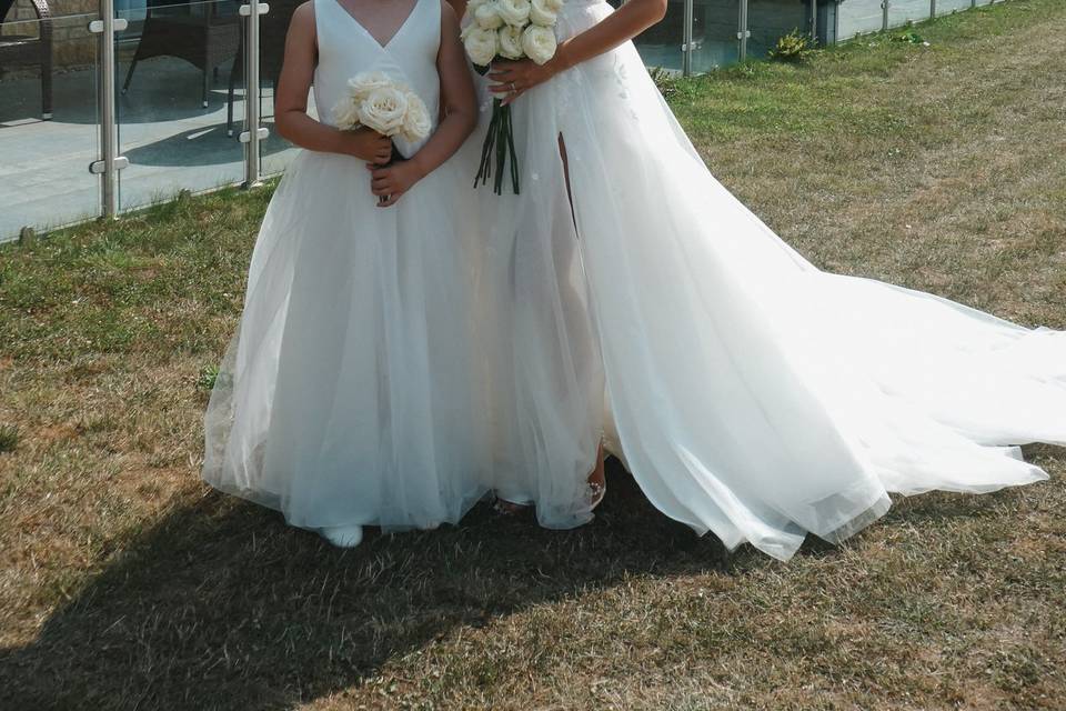 Bride & daughter