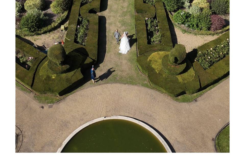 Warwick castle gardens