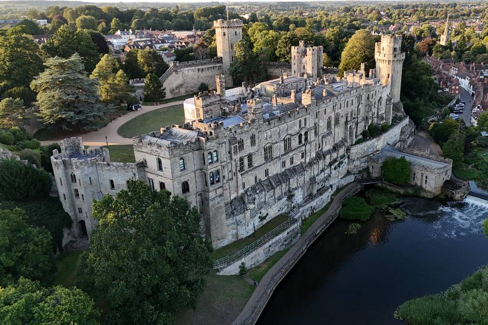 Ariel Warwick castle