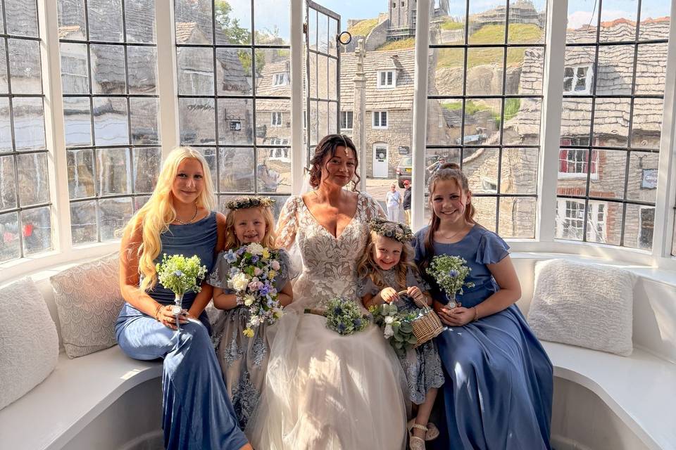 Bride & her family