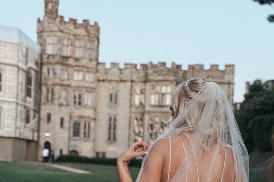 Bride at the castle