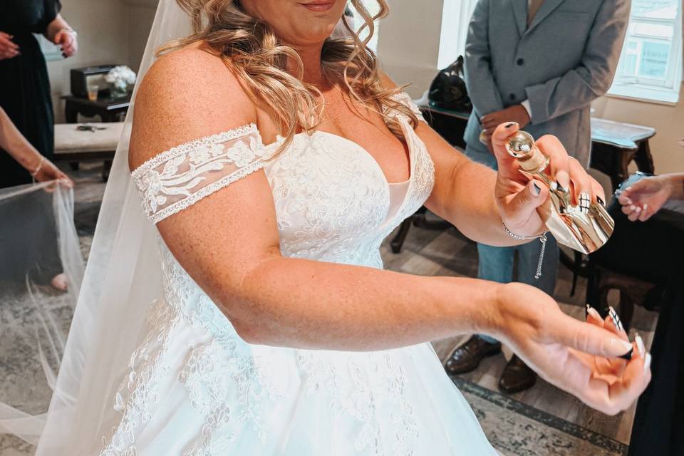 Your wedding day scent