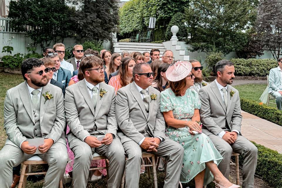 Groomsmen & guests