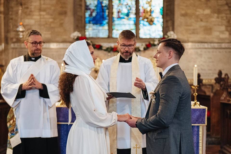 Holy trinity church wedding