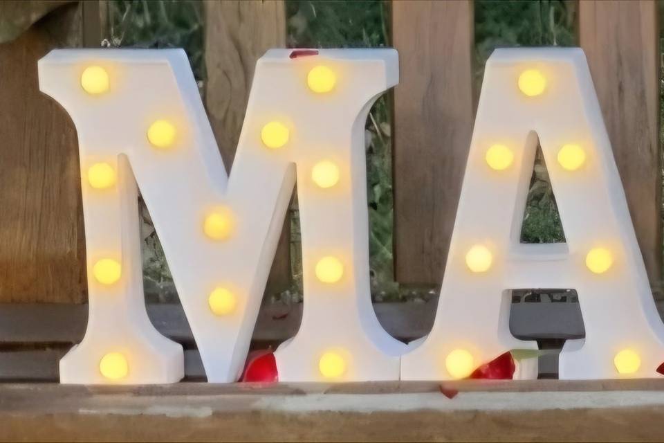 Marry me LED lights