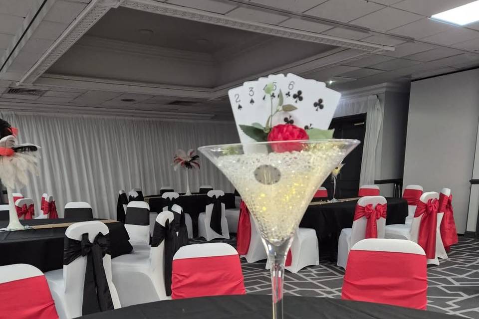 Martini centre pieces