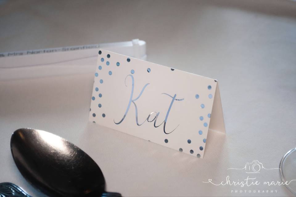 Place cards
