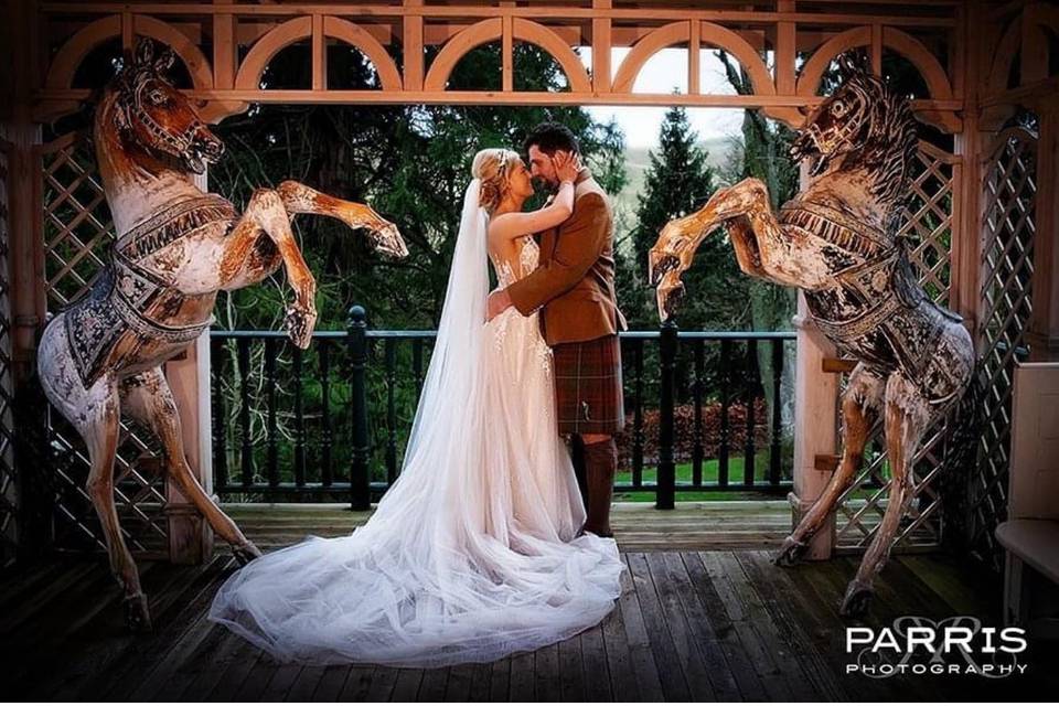 Decking Overlooking Gardens