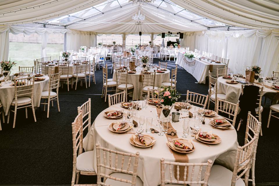 Marquee reception