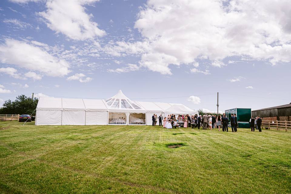 Marquee wedding