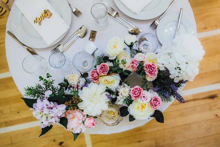 Beautifully laid table