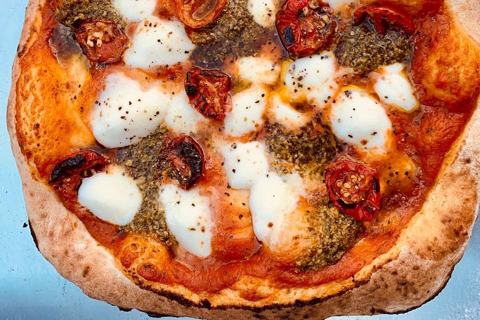 Rustic pizza