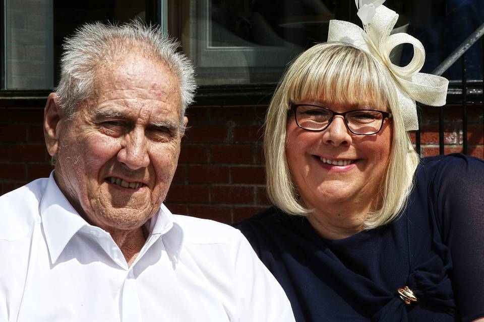 Groom's mum and Grandad