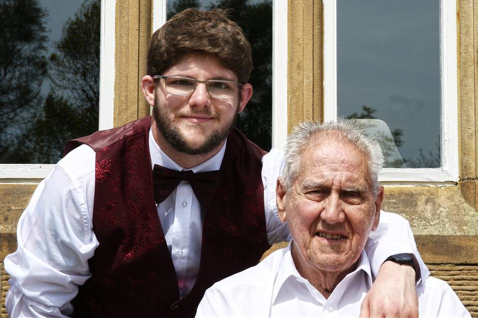 Grandad and lad
