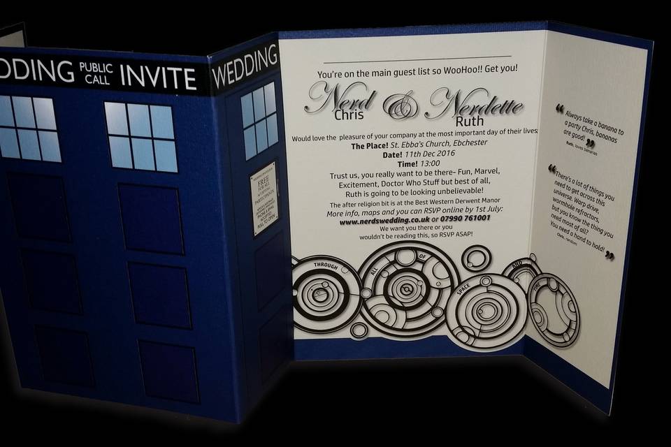 Gatefold Wedding Invites