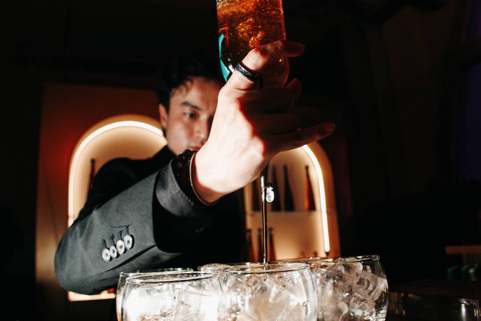 High end bar tenders