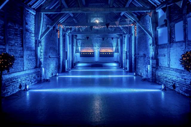 Blue Uplighting