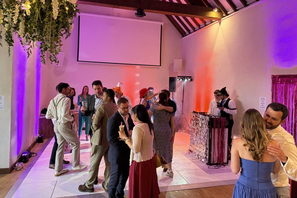 The dance floor