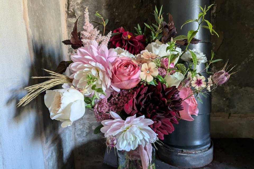 A bridal bouquet