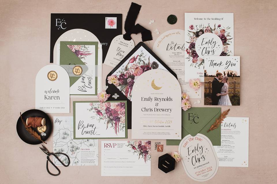Bespoke Wedding Stationery