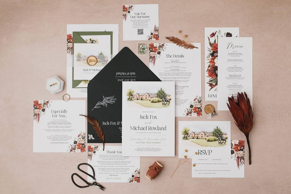 Bespoke Wedding Stationery