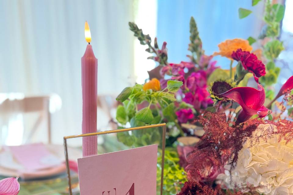 Pink Table Plan