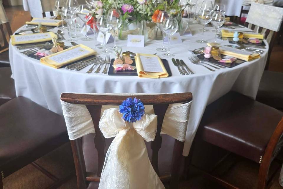 Lamport Hall Wedding Breakfast
