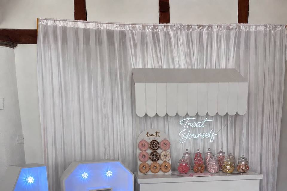 Number with sweet stall