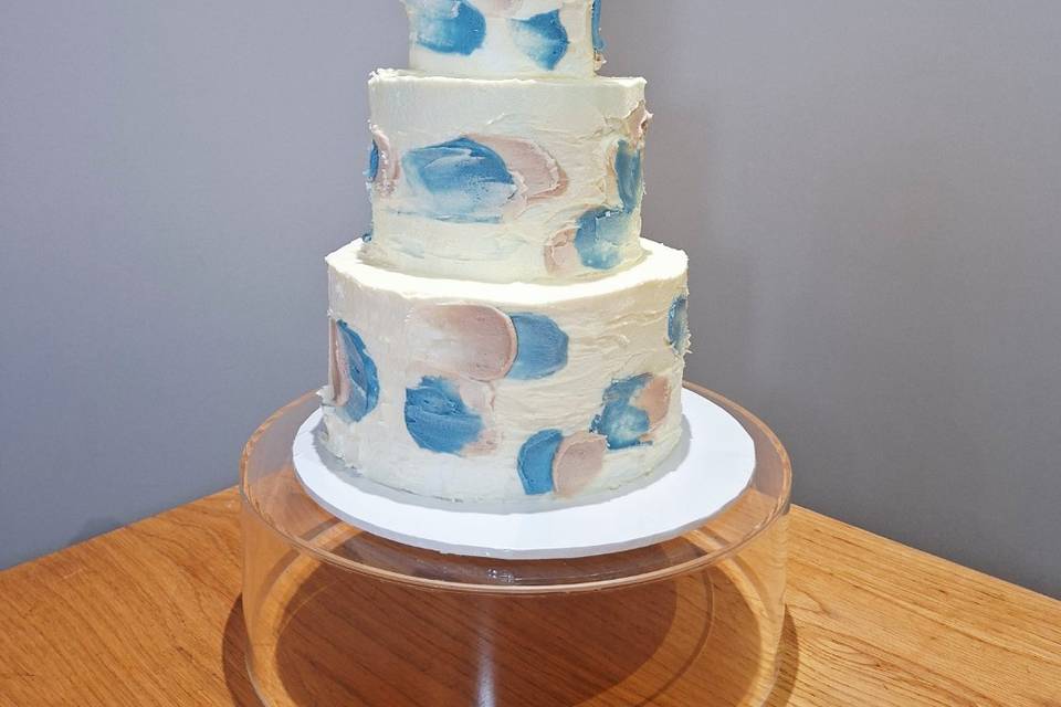 3 Tiered Textured Buttercream