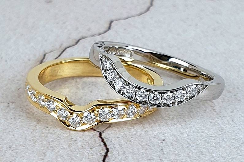 Plain wedding rings