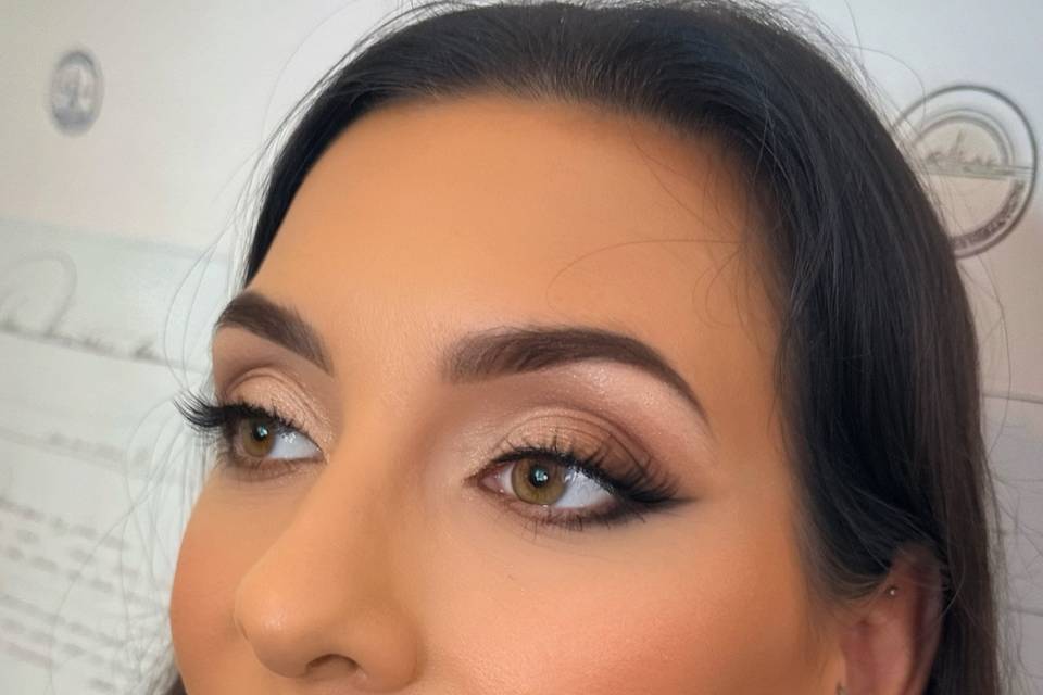 Matte Bridal glam