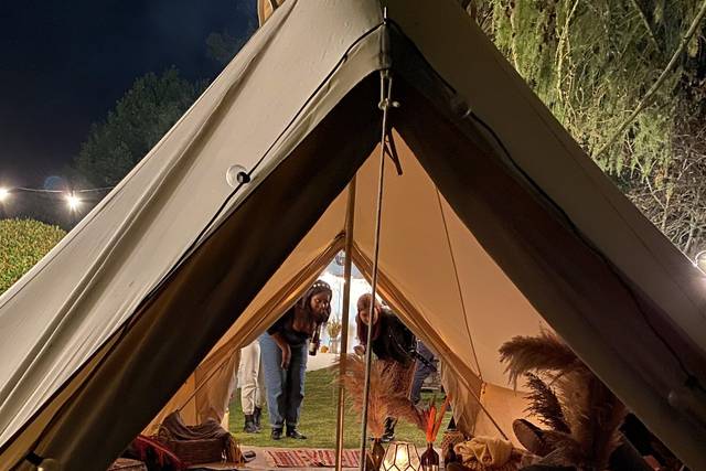 Blank Canvas Tent Hire in Devon Wedding Marquee Tipi Hire