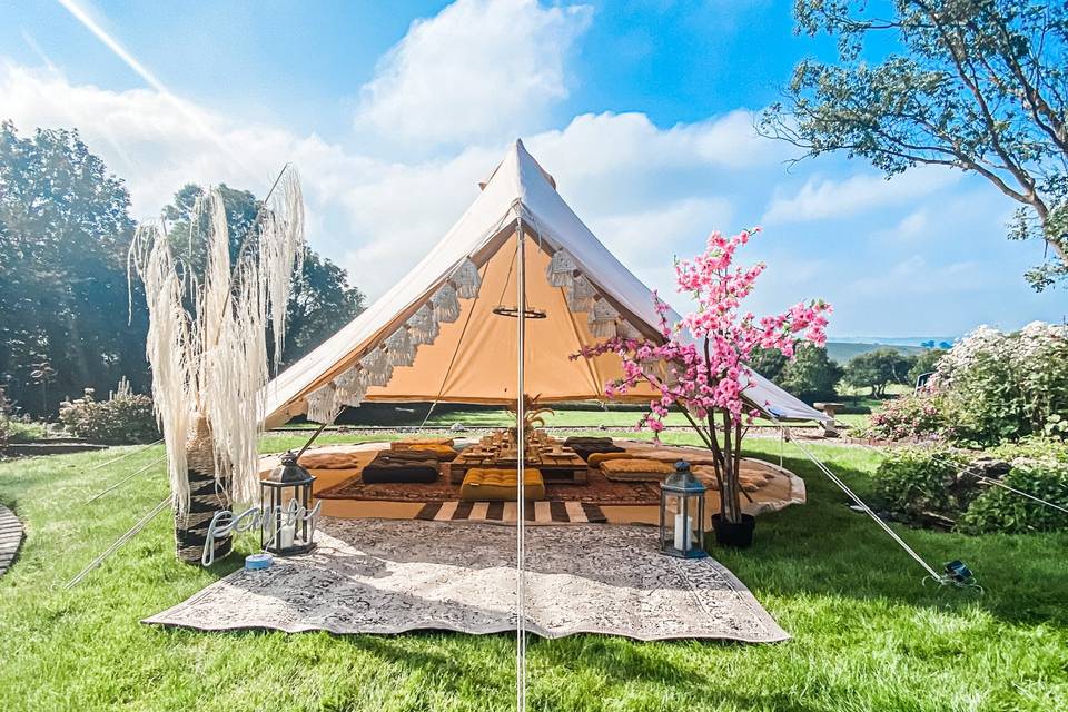 Bell Tent Chill Zone