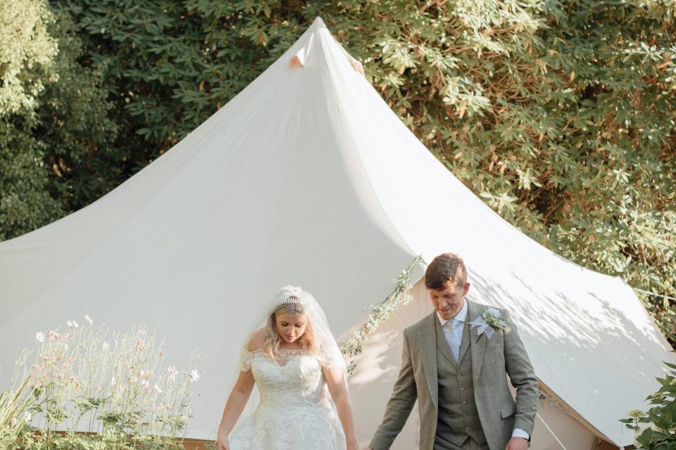 7 Meter Bell Tent Wedding