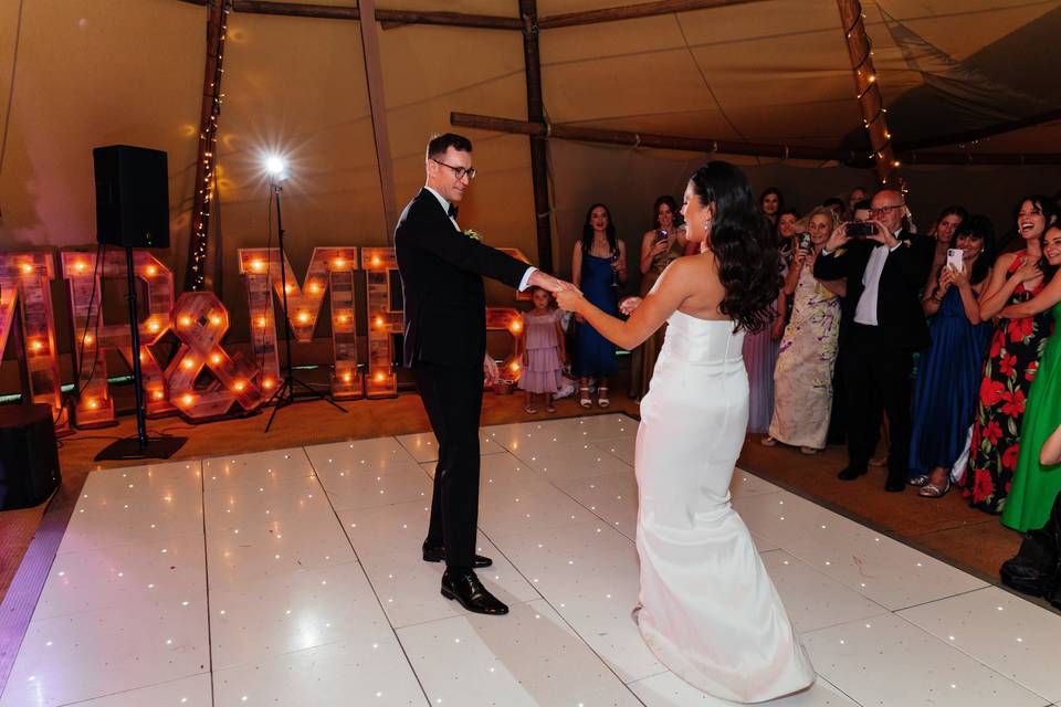 First Dance - Light-Up Letters