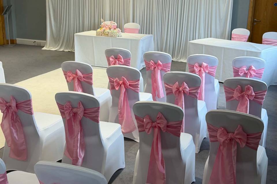 Ceremony setting