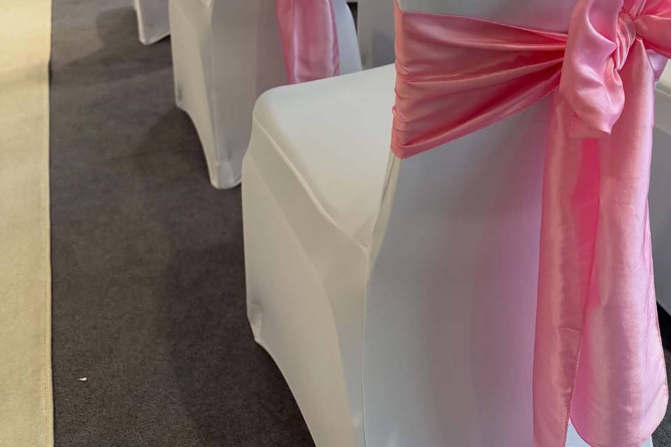 Chair covers and sashes