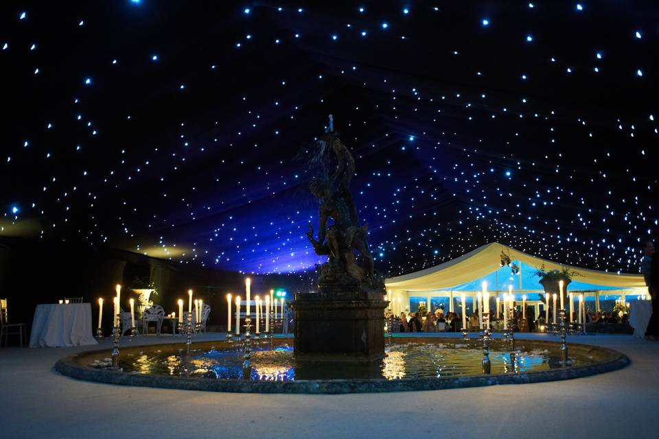 Marquee Over Trident Fountain