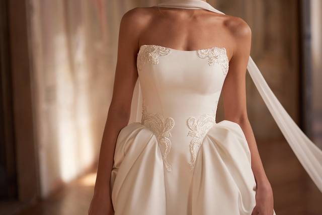 Satin ballgown